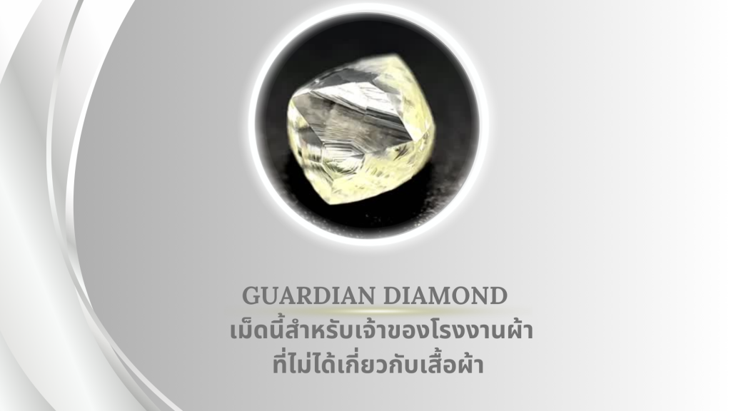 Guardian Diamond เม็ดนี้สำหรับเจ้าของโรงงานผ้าที่ไม่ได้เกี่ยวกับเสื้อผ้า