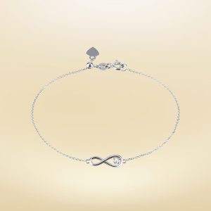 สร้อยข้อมือเพชร Infinity Bracelet